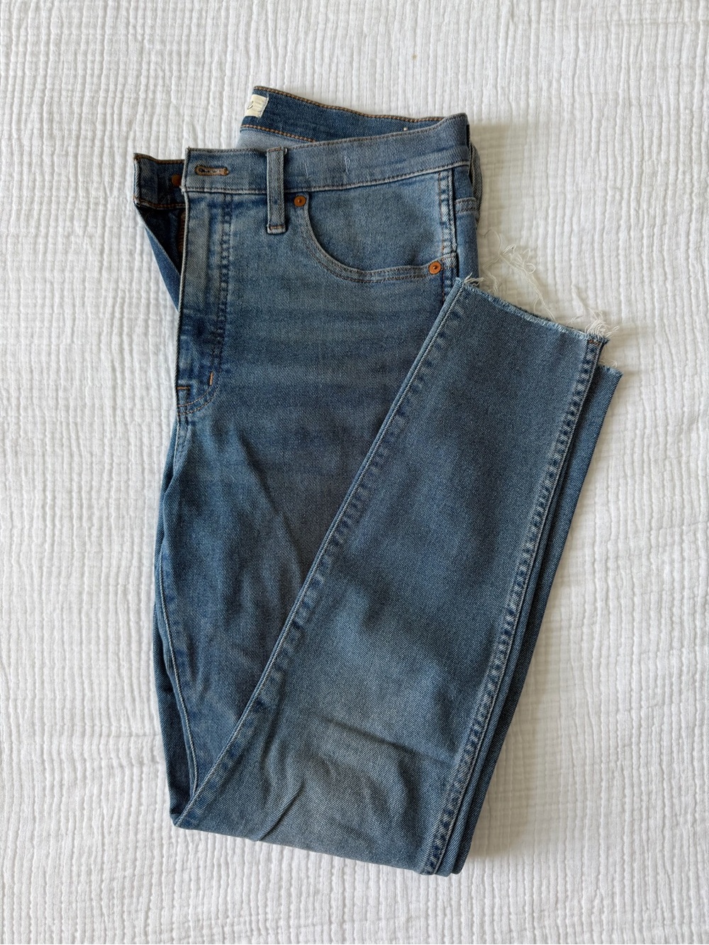 Madewell Skinny Jeans in Medium Blue Wash